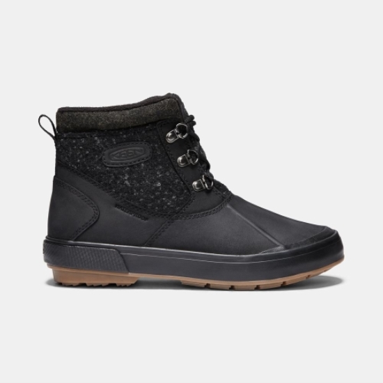 Black Women's Keen Elsa II Waterproof Wool Ankle Boots | 87439RWOD