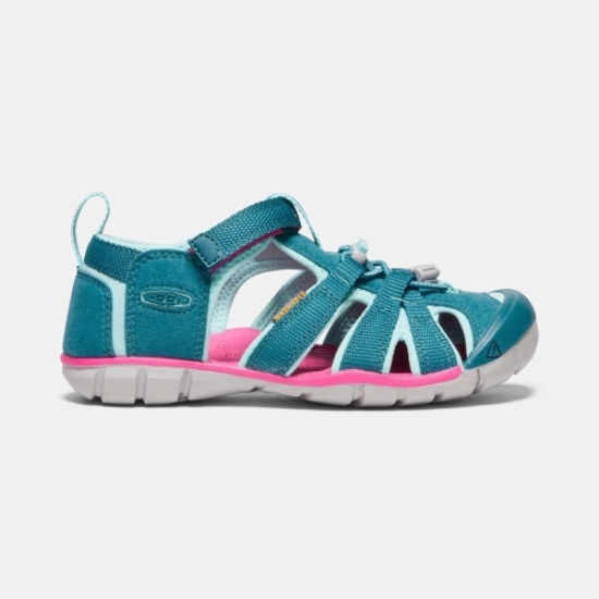 Blue Pink Kids' Keen Seacamp II Cnx Sandals | 79613WFOC