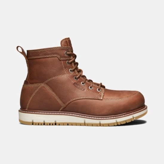 Brown Men's Keen San Jose 6 Aluminum Toe Work Boots | 84917MIGC