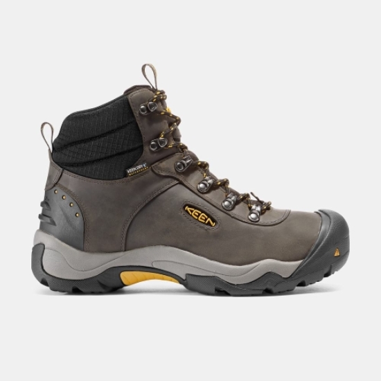 Dark Brown Men's Keen Revel III Hiking Boots | 04796IQFU