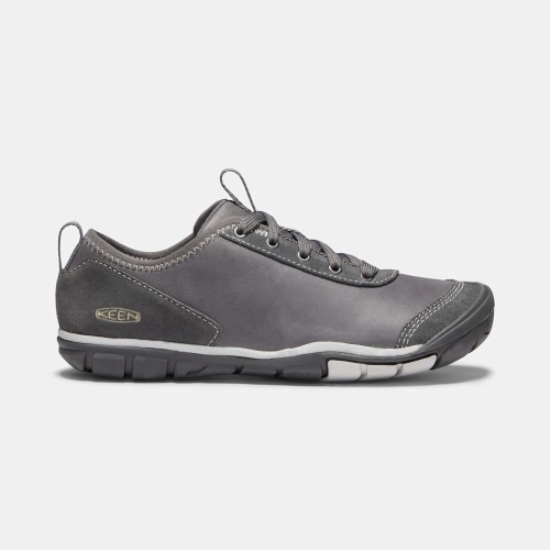 Deep Grey Women's Keen Hush Leather Cnx Casual Shoes | 46172GKDE