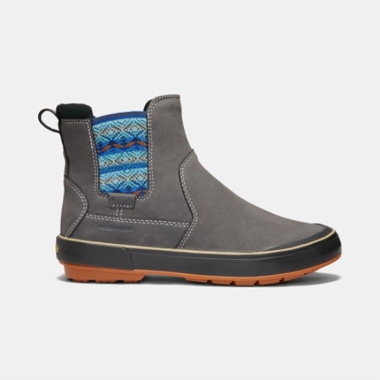 Grey Women's Keen Elsa II Waterproof Chelsea Boots | 15392YVBH