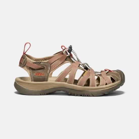 Khaki Women's Keen Whisper Hiking Sandals | 53147WDNQ