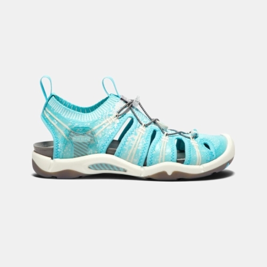 Light Blue Women's Keen Evofit One Hiking Sandals | 79605KTVQ