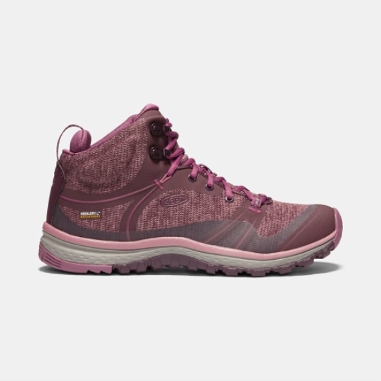 Purple Women's Keen Terradora Waterproof Mid Hiking Boots | 63492YXSI