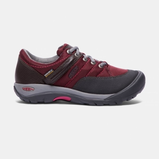 Red Black Women's Keen Presidio Sport Mesh Waterproof Casual Shoes | 43216IDPS